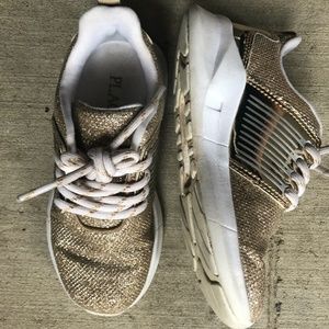 Kids Gold Glitter Shoes Size 11
